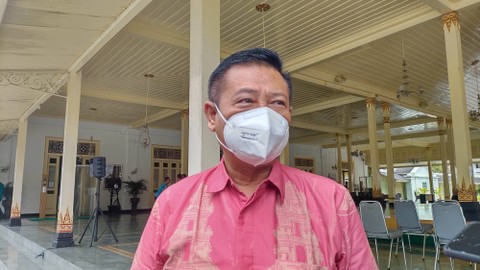 Sekda DIY Kadarmanta Baskara Aji di Kepatihan Pemda DIY, Senin (2/1/2023). Foto: Arfiansyah Panji Purnandaru/kumparan