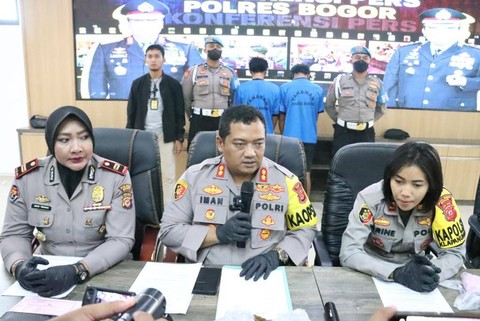 Polsek Klapanunggal mengungkap kasus penemuan gadis 14 tahun yang ditemukan di semak-semak. Foto: Dok. Istimewa