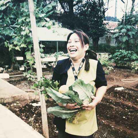 Angela Hindriati Wahyuningsih (54) wanita yang termutilasi di kamar kos Bekasi. Foto: Instagram @shineatie