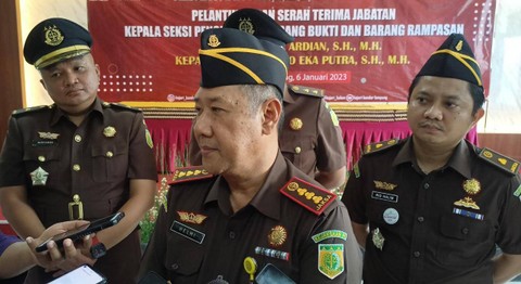Kepala Kejaksaan Negeri Bandar Lampung, Helmi Hasan. | Foto : Galih Prihantoro/ Lampung Geh