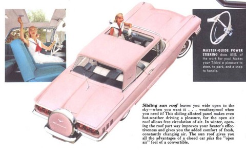 Ford Thunderbirds dengan atap sunroof buatan Golde. Foto: dok. Istimewa