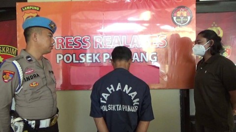 Ayah setubuhi anak tirinya di Panjang, Bandar Lampung berhasil ditangkap. | Foto: ist