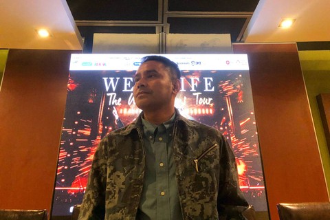Judika saat Konferensi Pers Konser Westlife Bertajuk The Wild Dreams Tour. Foto: Dok. Istimewa