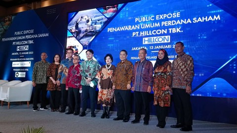 Public Expose PT Hillcon Tbk di Ballroom Grand Hyatt, Jumat (13/1/2023). Foto: Narda Margaretha Sinambela/kumparan