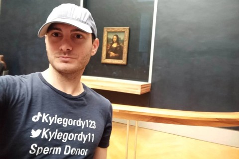 Pria pendonoor sperma yang kini punya 57 anak. Foto: Jam Press/@kylegordy1234