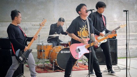 Close To Breathe berkolaborasi dengan Sansan Pee Wee Gaskins. Foto: Dok. Istimewa