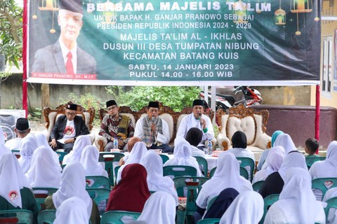 Ustad Sahabat Ganjar di Deli Serdang Foto: Dok. Istimewa