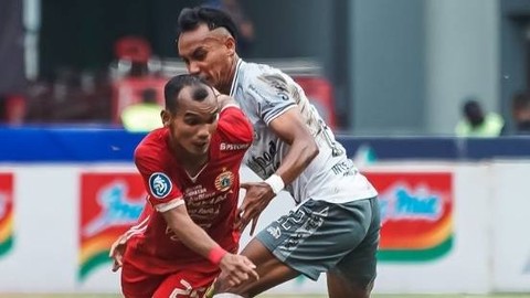 Pertandingan antara Persija vs Bali United dalam laga pekan ke-18 Liga 1 2022/23 di Stadion Patriot, Bekasi, Minggu (15/1/2023). Foto: Twitter/@Persija_Jkt
