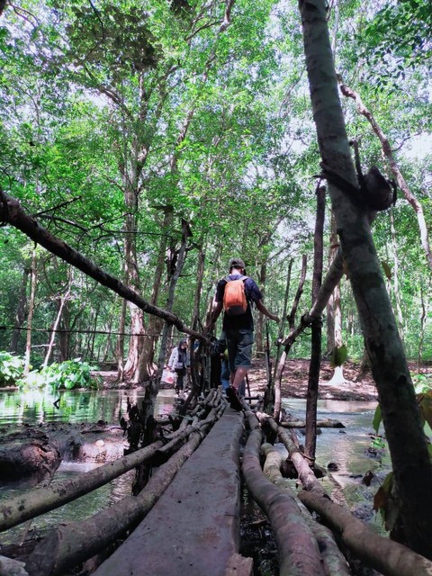 Perjalanan menuju Air Terjun Mata Jitu (Foto : Dokumentasi pribadi)