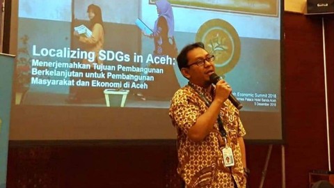 Kepala Perwakilan UNICEF Aceh, Andi Yoga Tama. Foto: Dokpri