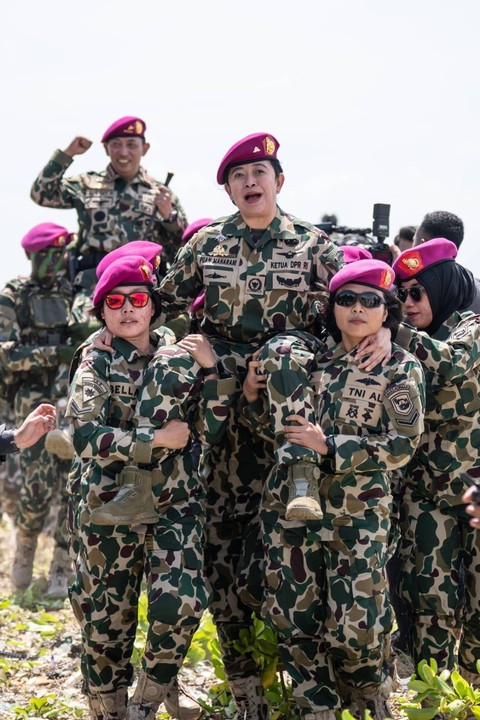 Puan Maharani diangkat jadi warga kehormatan Marinir. Foto: Dok. Istimewa