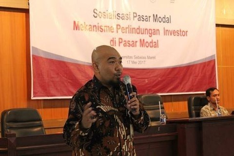Kepala BEI Perwakilan DIY, Irfan Noor Riza. Foto: Dok. UNS