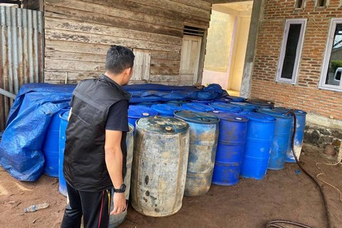 Ilsutrasi Penimbun BBM Solar. Foto: Dok. Istimewa