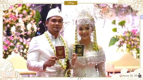 Maell Lee resmi menikah dengan Anggita Oktaviani.  Foto: YouTube/Maell Lee