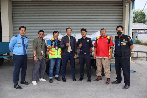 785 kilogram lato-lato Sumbar diekspor ke Malaysia. Dok. KPPBC Teluk Bayur.