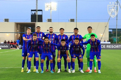 Laga Persahabatan antara PFC Levski Sofia vs Johor Darul Ta'zim di Dubai, Sabtu (28/1). Foto: dok. Johor Darul Ta'zim.
