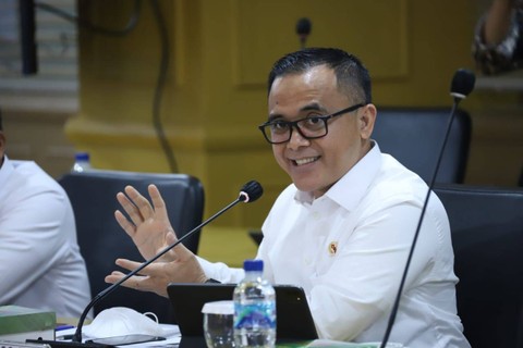 Menteri Pendayagunaan Aparatur Negara dan Reformasi Birokrasi (PANRB) Abdullah Azwar Anas membeberkan program reformasi birokrasi (RB) tematik. Foto: Humas Kemenpan RB