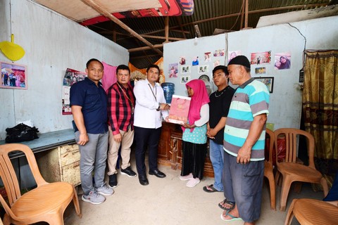 Bantuan Presiden Jokowi untuk Devid Telussa. Foto: Lukas/Biro Pers Sekretariat Presiden