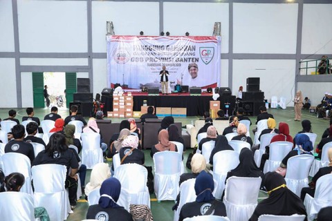 Gelaran Panggung Ganjaran yang digelar di di GOR Jatiuwung, Gandasari, Kecamatan Jatiuwung, Kota Tangerang, Banten, Minggu (29/1/2023). Foto: Dok. Istimewa