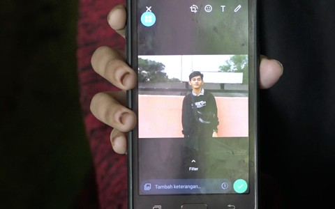 Anak pertama Didin-Ai Maemunah, Ridwan Abdul Muiz (20) yang jadi korban pembunuhan Wowon. Foto: Adimas Herdian/kumparan