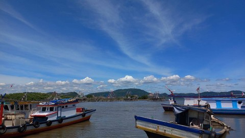 Cuaca cerah di wilayah kota Bandar Lampung. | Foto: Sinta Yuliana/Lampung Geh