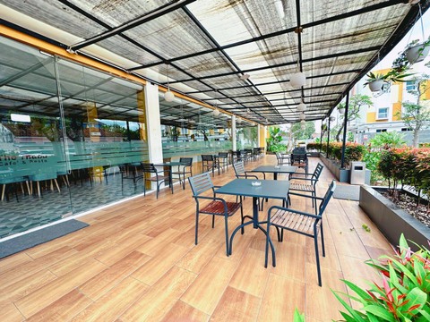 Restaurant (The Thuba Cafe & Resto), Minggu (29/1/2023) | Foto: Roza Hariqo/Lampung Geh