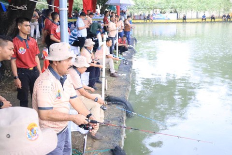 Polda Aceh gelar lomba mancing presisi 2023 yang diikuti pejabat Forkopimda Aceh hingga anggota DPR RI asal Aceh. Foto: Dok. Polda Aceh
