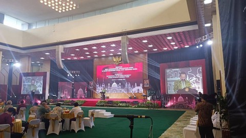 Perayaan Hari Persaudaraan Kemanusiaan Internasional dan Pekan Kerukunan Antar Umat Beragama Dunia di Kompleks MPR, Minggu (5/1). Foto: Annisa Thahira Madina/kumparan