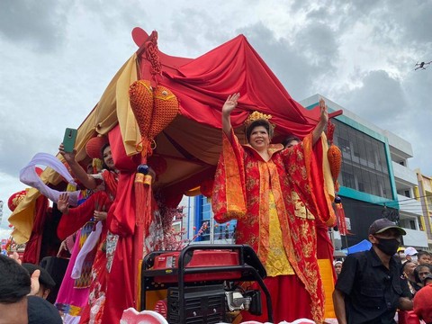 Kemeriahan Cap Go Meh di Pontianak. Foto: Lydia Salsabilla/Hi!Pontianak