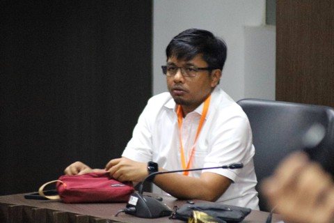 Komisioner KPU Idham Holik, Rabu (8/2/2023). Foto: Jamal Ramadhan/kumparan