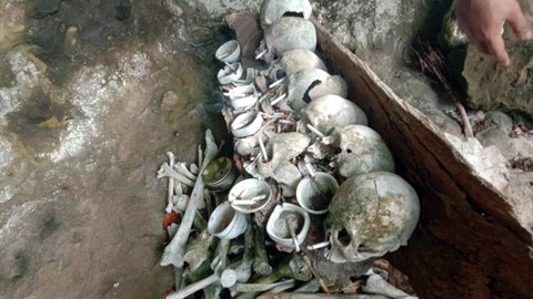 Onding, kawasan pekuburan di Pulau Makalehi yang memiliki cerita terkait dengan adab 