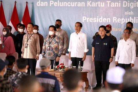 Presiden juga meresmikan pabrik NPK di PT PIM. Foto: Abdul Hadi/acehkini 
