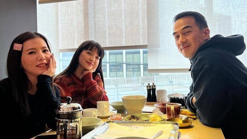 Raline Shah saat bertemu Joe Taslim. Foto: Instagram/@ralineshah