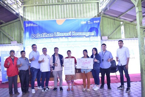 PT PNM menggelar program pemberdayaan masyarakat berlandaskan 4 pilar Sustainable Development Goals (SDG) di Kampung Madani. Foto: PNM