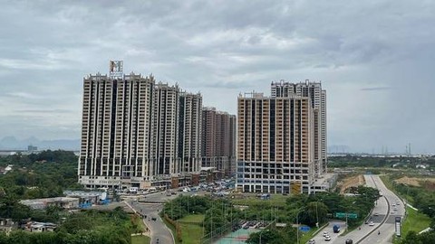 Apartemen Meikarta di Cikarang Selatan, Bekasi, Selasa (14/2/2023). Foto: Fariza Rizky Ananda/kumpara