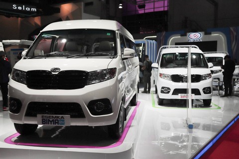Esemka di Indonesia International Motor Show 2023 di JiExpo Kemayoran, Jakarta, Kamis (16/2/2023).   Foto: Jamal Ramadhan/kumparan
