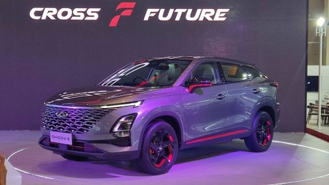Chery Sales Indonesia umumkan harga Chery Omoda 5 di IIMS 2023, Kamis 16 Februari 2023. Foto: Aditya Pratama Niagara