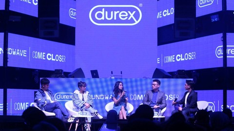 Peluncuran lagu Come Closer hasil kolaborasi Durex dan Soundwave di Senopati, Jakarta, Kamis (16/2/2023). Foto: Durex Indonesia