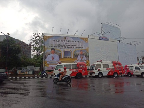 Pemprov Lampung mengumumkan groundbreaking pembangunan Masjid Raya Al Bakrie akan dilakukan pada Senin (20/2). | Foto : Galih Prihantoro/ Lampung Geh