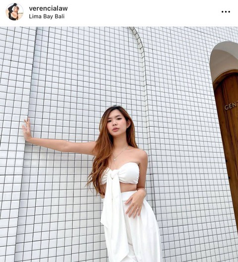 Verencia Law, Influencer Beauty and Fashion Asal Lampung | Foto: Instagram/verenicalaw