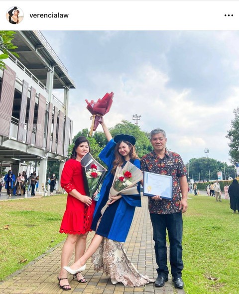 Verencia Law, Influencer Beauty and Fashion Asal Lampung | Foto: Instagram/verenicalaw