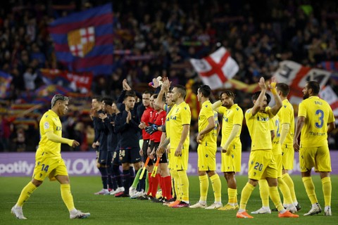 Susunan pemain Barcelona dan Cadiz jelang duel dalam lanjutan Liga Spanyol 2022/23 di Stadion Camp Nou, Senin (20/2). Foto: Albert Gea/REUTERS