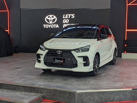 Toyota Agya GR Sport di International Indonesia Motor Show (IIMS) 2023. Foto: Sena Pratama/kumparan