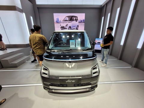 Wuling Air ev modifikasi IIMS 2023 Foto: Rizki Fajar Novanto/kumparan