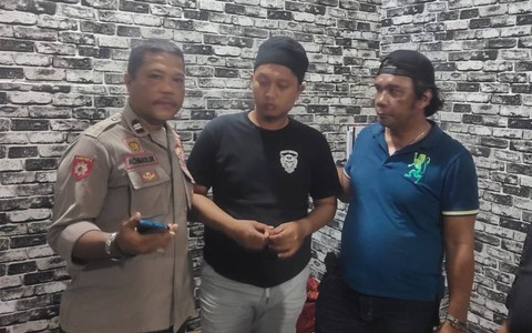 Polisi menangkap Haerul, anggota Brimob gadungan.  Foto: Dok. Istimewa