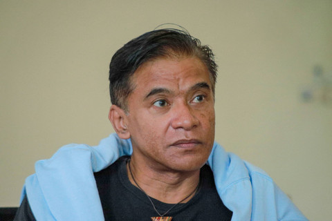 Donny Damara saat berkunjung di kantor kumparan, Jumat (24/2/2023). Foto: Jamal Ramadhan/kumparan