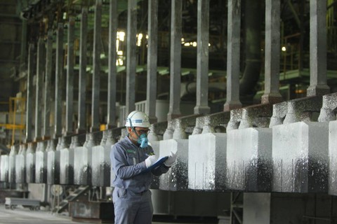 Inalum dipisahkan dari MIND ID sebagai strategic holding BUMN pertambangan. Foto: Dok. MIND ID