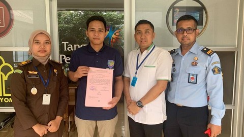 Richard Eliezer di Lapas Salemba, Senin (27/2/2023). Foto: Kejagung