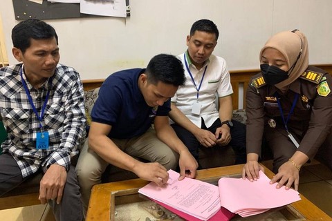 Richard Eliezer di Lapas Salemba, Senin (27/2/2023). Foto: Kejagung