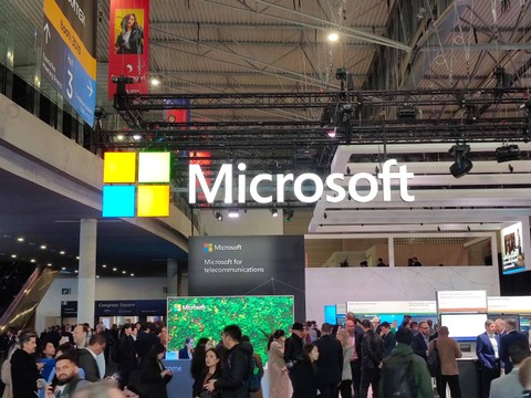 Ilustrasi Microsoft di MWC 2023 Barcelona Foto: Aditya Panji/kumparan